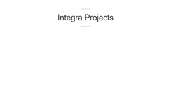 Desktop Screenshot of integra-projects.com
