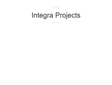 Tablet Screenshot of integra-projects.com